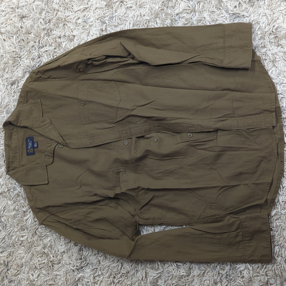 Dark Green Button Down Shirt